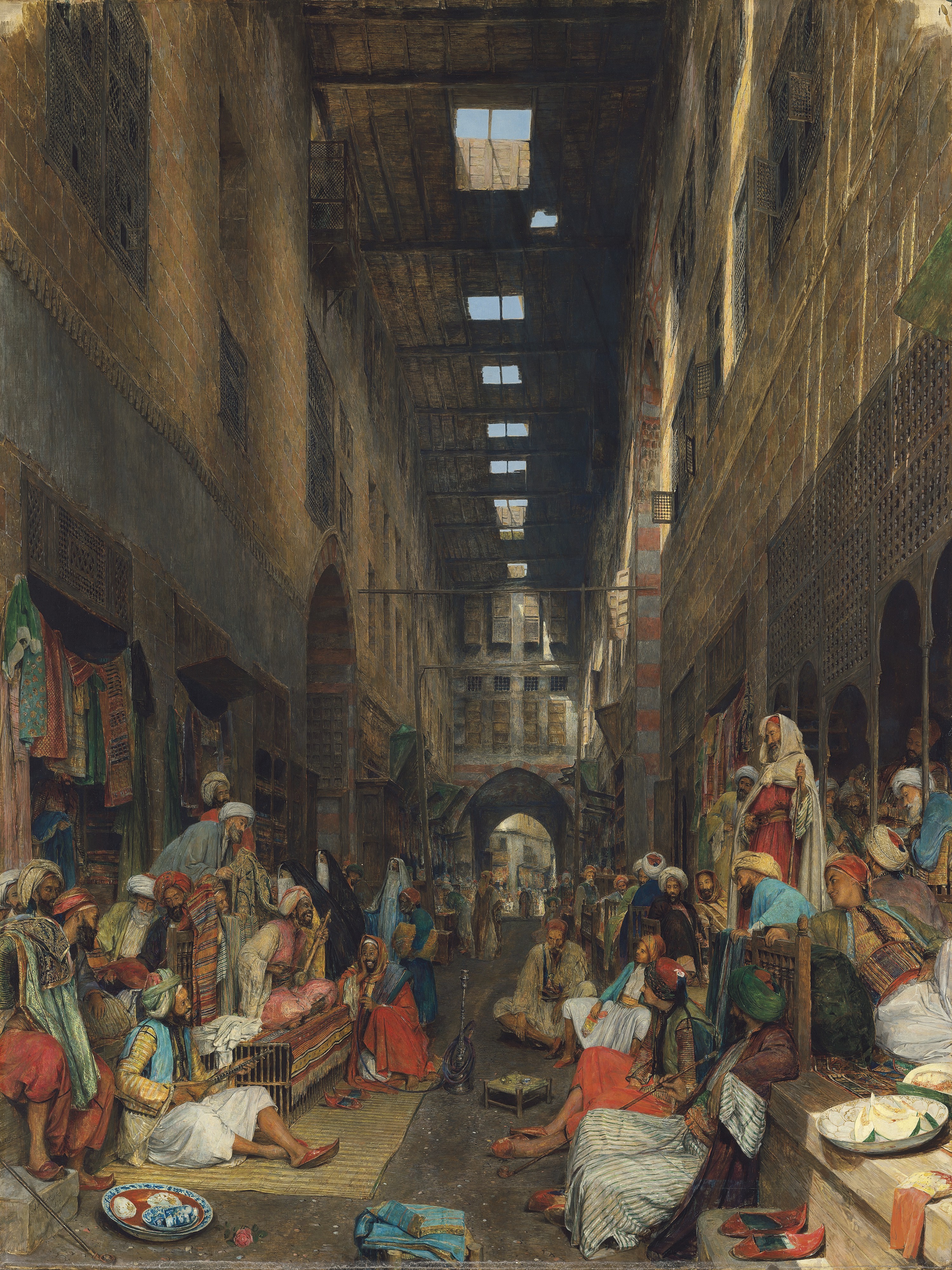 "البازار البيزنطي في خان الخليلي بالقاهرة" تتصدّر مزاد الفنون الاستشراقية في لندن