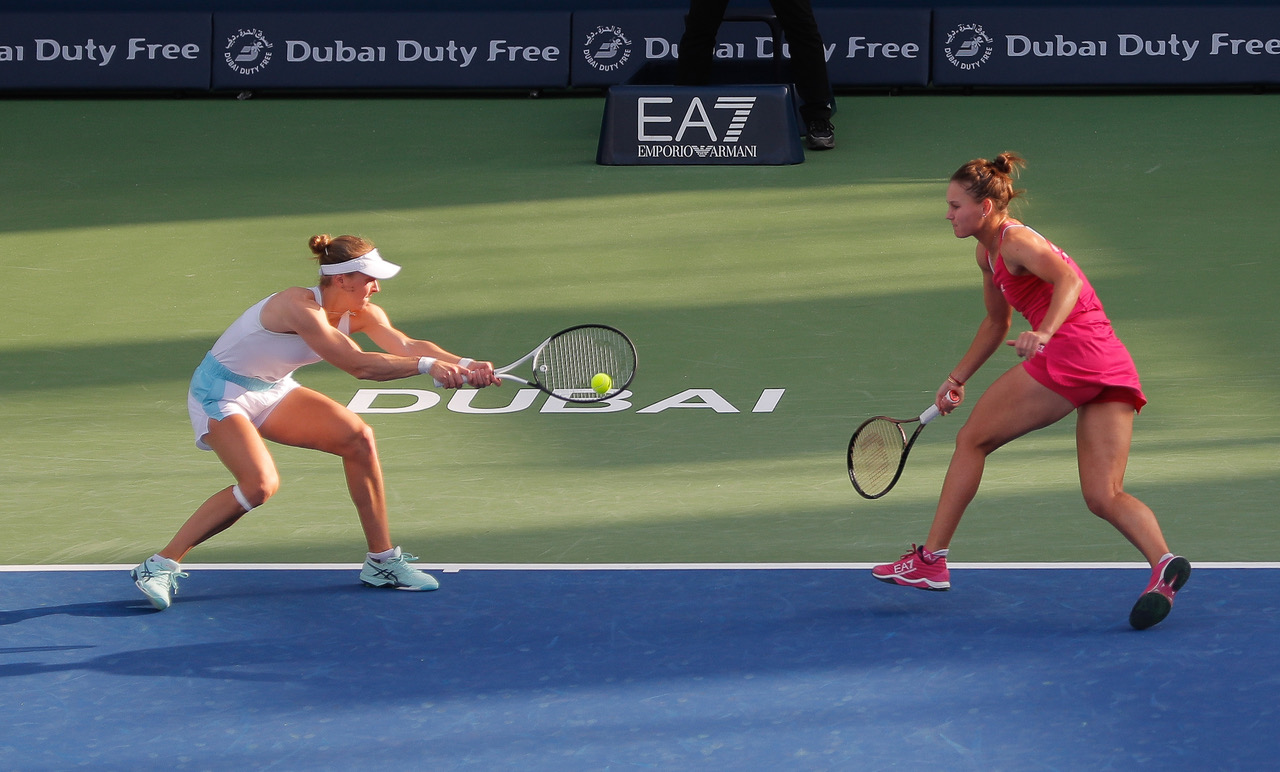 Ostapenko/Kichenok reach doubles semis at Dubai Tennis Championships for 2nd year.
